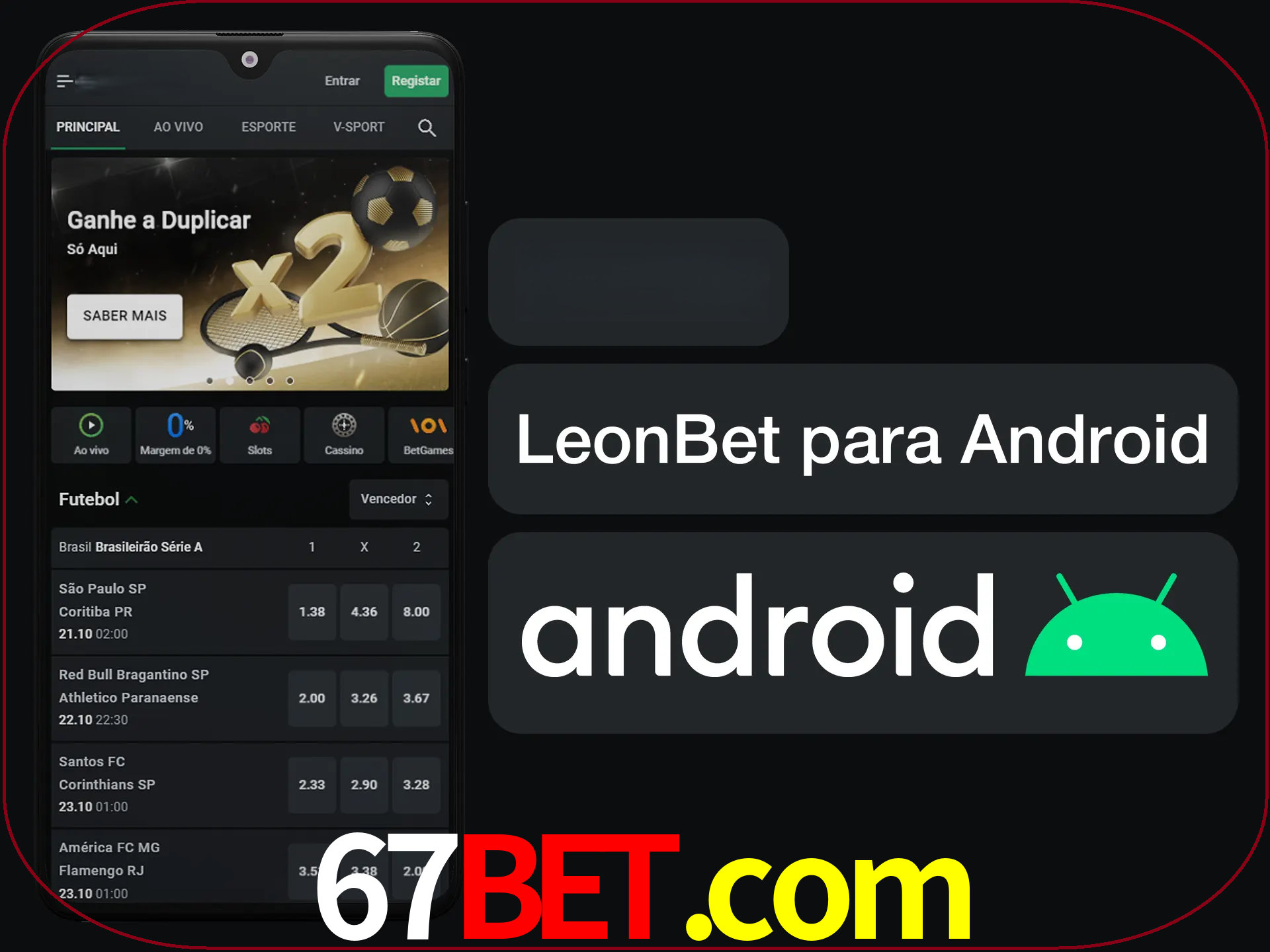 Adquira sua versão poket de LeonBet.